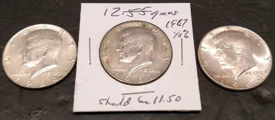 1967-Kennedy-Weights-12.55-Grams-More-Than-Most-Of-My-90%'s